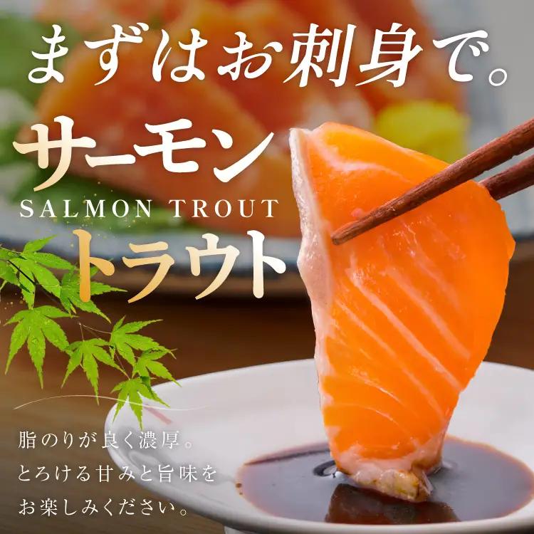 サーモン FIVE STAR ブランド 訳あり トラウト スライス 1kg  サーモン 小分け