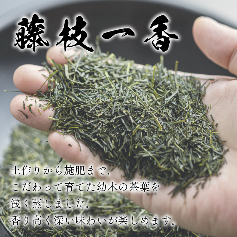 藤枝一香 桐箱入りギフトセット 40g ( 8g × 5袋 ) お茶 茶葉 緑茶 浅蒸し 静岡茶 日本茶 贈答 プレゼント 静岡県産 静岡県 藤枝市