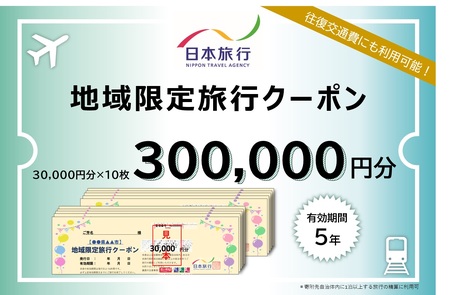 JT006　沖縄県宮古島市　日本旅行　地域限定旅行クーポン300,000円分