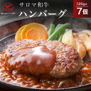 【ふるさと納税】サロマ和牛 ハンバーグ 120g×7個 【 ふるさと納税 人気 おすすめ ランキング 肉 牛肉 牛ハンバーグ ブランド牛 和牛 サロマ和牛 美味しい 北海道 佐呂間町 送料無料 】 SRMD005