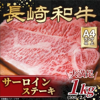 【毎月定期便】【A4～A5】長崎和牛サーロインステーキセット1kg(250g×4枚)(松浦市)全3回【配送不可地域：離島】【4052369】
