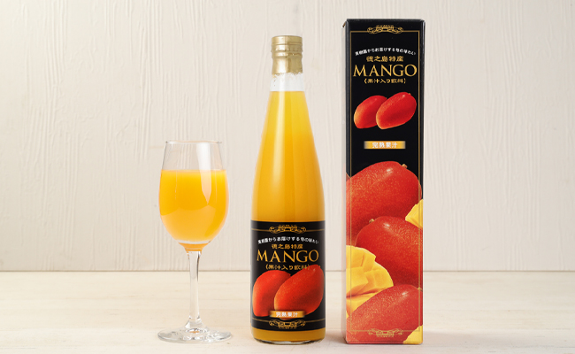 【鹿児島県天城町】完熟果汁 徳之島産 宝果樹園のマンゴージュース 500ml×3本セット 計1.5L