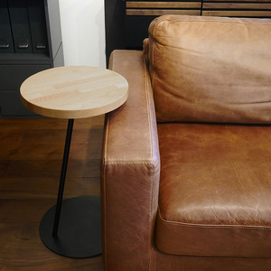 Circle side table（サークルサイドテーブル） サイドテーブル／ナイトテーブル H600 ブラック_集成材  EB8-0661