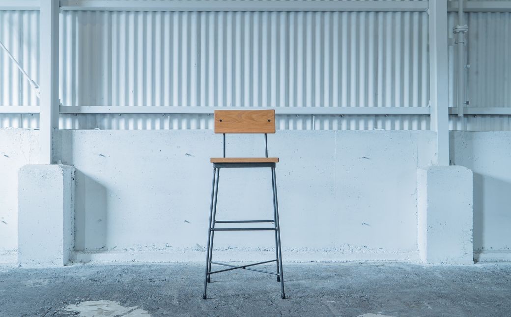 
            SK COYNTER CHAIR -OAK- チェア 椅子 イス いす アイアン スチール アンティーク レトロ インテリア モダン シンプル スタイリッシュ 鉄製 佐久間工業 SIKAKU 岐阜県 大垣市
          