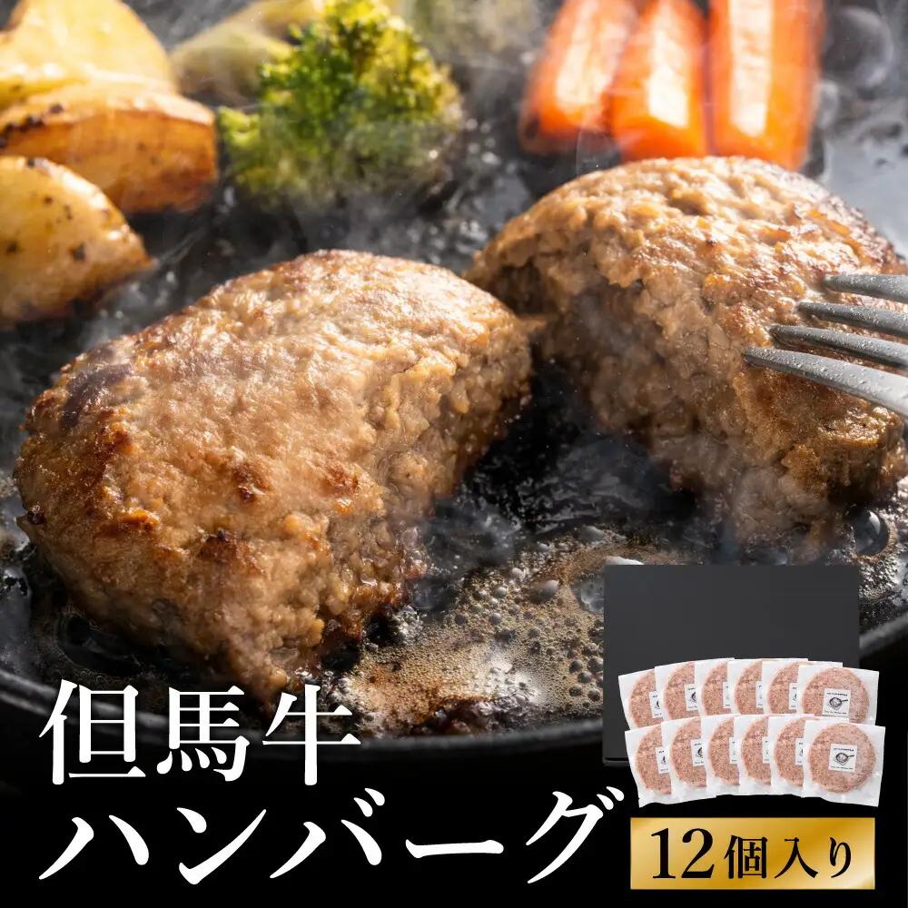 ビアドリット 但馬牛ハンバーグ 12個 国産牛・鶏肉合挽き 個包装 冷凍 化粧箱入り レシピ付き