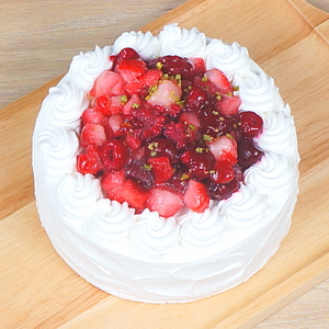 苺とラズベリーのショートケーキ 5号 / スイーツ ケーキ お菓子 デザート[AFAK057]