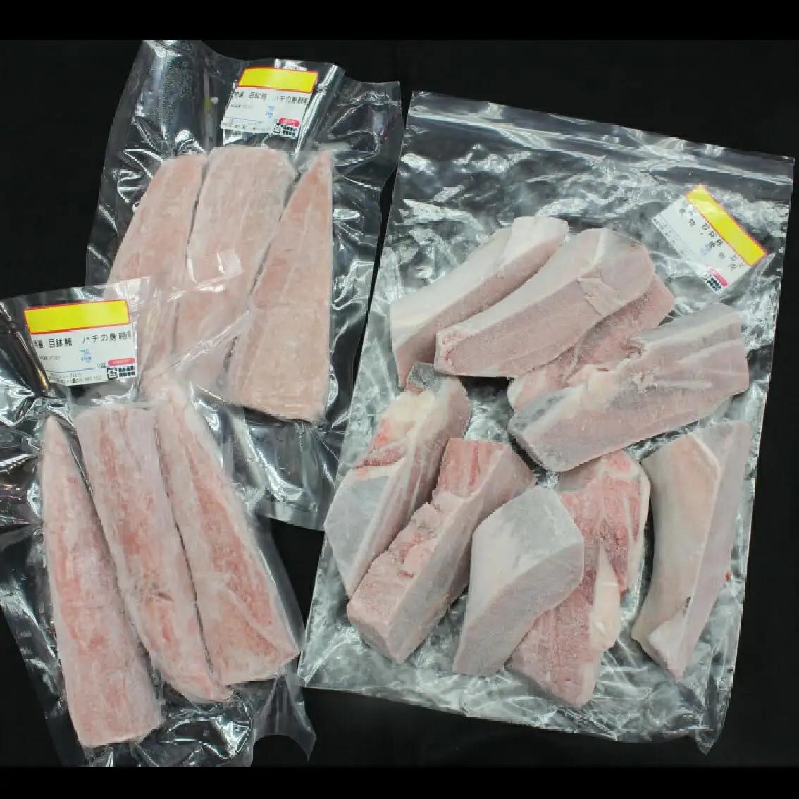 目鉢鮪頭 の 希少部位 刺身用 ＋ 目鉢鮪カマ 1kg M007-004 冷凍 マグロ