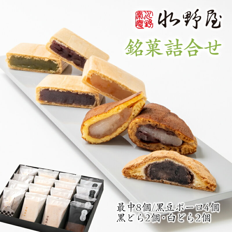 【ふるさと納税】水野屋 銘菓詰合せ 和菓子 最中 ようかん どら焼き ぼうろ 西都市＜1.1-34＞