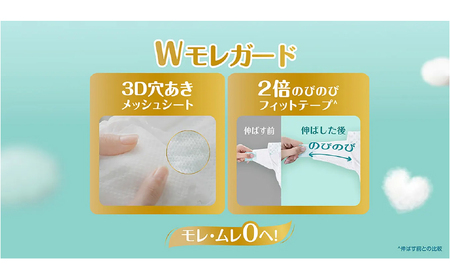 [テープタイプ] パンパース 「 肌いち 」 8パック[ Pampers おむつ オムツ ] M：48枚