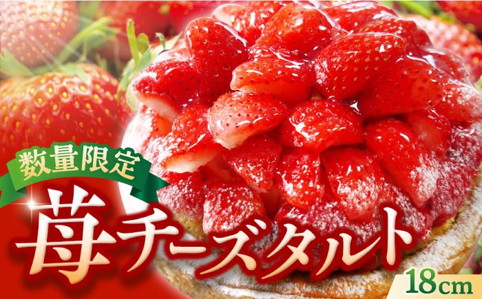 完熟平戸産苺のストロベリーチーズタルト1ホール18cm【心優　-Cotoyu Sweets-】[KAA350] 