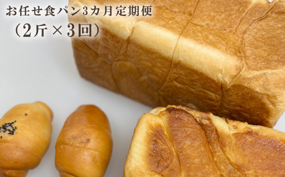 
No.1024 お任せ食パン3カ月定期便（2斤×3回） ／ ぱん しっとり こだわり ミルキー 埼玉県
