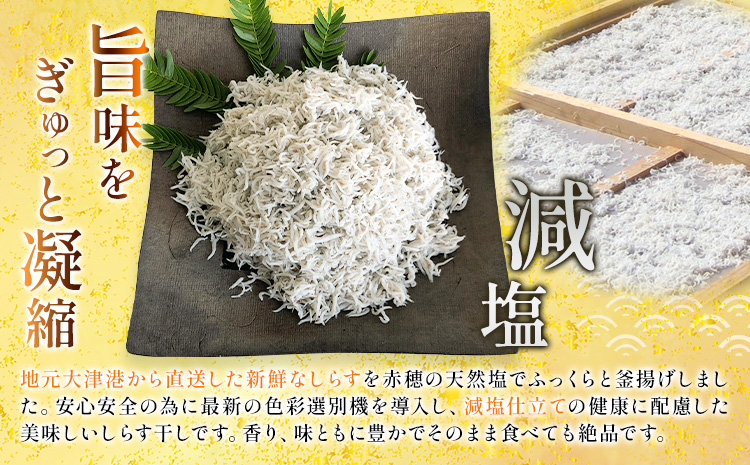 釜揚げしらす 大津港水揚げ しらす 1kg (茨城県共通返礼品：北茨城市) 川崎水産有限会社 《30日以内に出荷予定(土日祝除く)》釜揚げ 減塩 茨城県 河内町 【配送不可地域あり】（沖縄・離島）