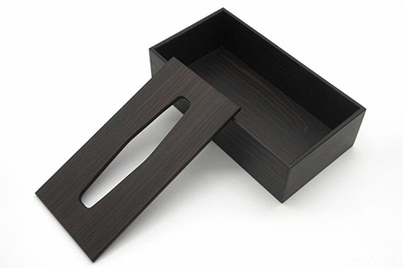 ティッシュケース（黒檀）【徳島 那賀 木製 木製品 木目 ティッシュケース ティッシュカバー ティッシュボックスケース ティッシュボックスカバー 箱ティッシュケース ティッシュ カバー ケース ボック