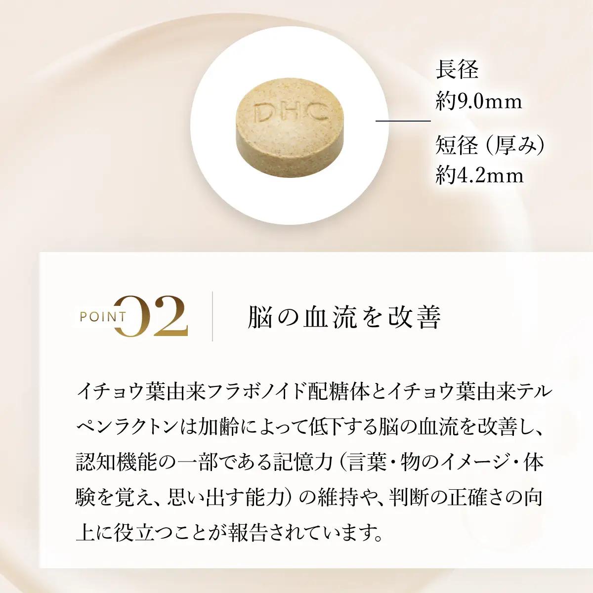 75911_【機能性表示食品】DHCイチョウ葉脳内α(アルファ) 30日分 4個セット（120日分） MBB026
