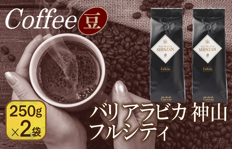 099H4677 【スピード発送】リアラビカ神山フルシティ 250g×2袋／豆 【珈琲 こーひー コーヒー 自家焙煎 オリジナル ギフト キャンプ アウトドア 家計応援】
