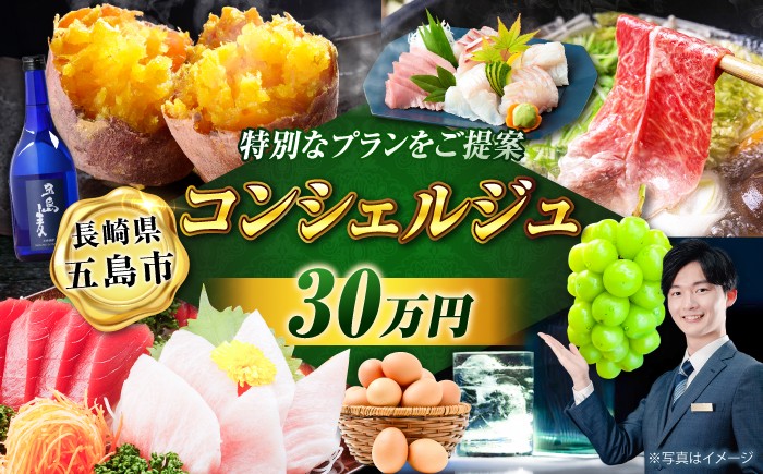 
                  【長崎県五島市コンシェルジュプラン】寄附金額30万円コース[PZX026]選べる 肉 米 牛肉 豚肉 海鮮 魚 野菜 果物 スイーツ 定期便 オーダーメイドプラン
                