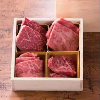 常陸牛A5 焼肉小箱 匠の手切り プレミアム焼き肉 みすじ サーロイン もも フィレ ヒレ 赤身肉のイイジマ（DU-28）