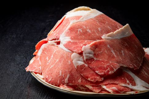 【北海道士別市】道の駅オリジナルしゃぶしゃぶ用、すき焼き用牛ロースセット300g×各1P