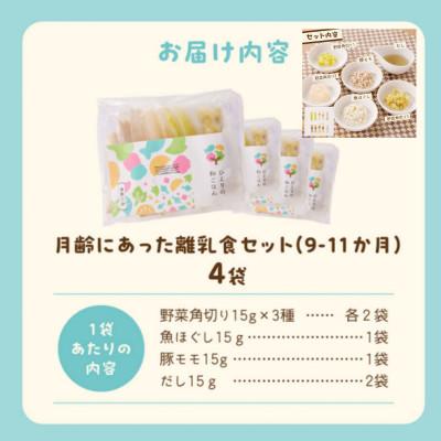 ふるさと納税 宮崎市 月齢にあった離乳食(9-11か月)離乳食セット600g |  | 03