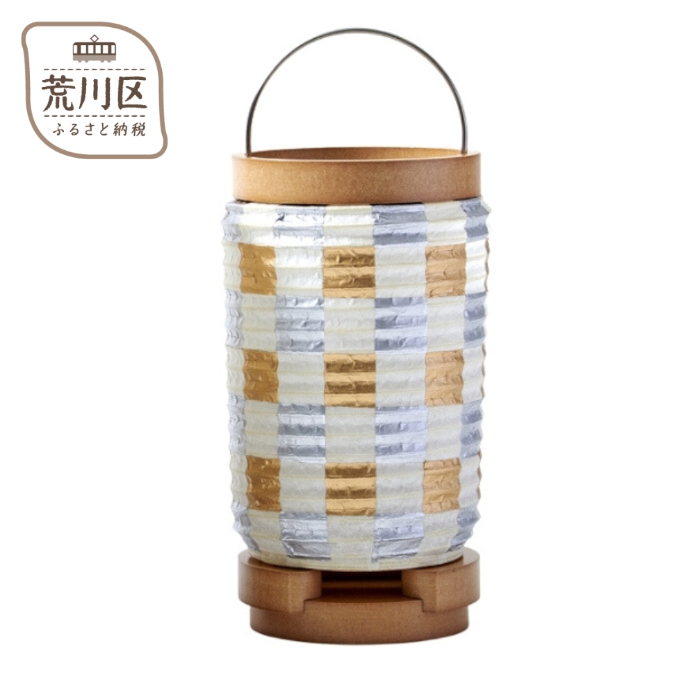 江戸手描提灯 スマホスピーカー OTO CHOCHIN（市松）【009-003-4】