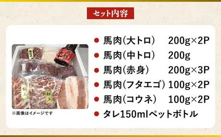 馬刺し セット 1.6kg 厳選馬刺し 最上級馬刺し 大トロ馬刺し 中トロ馬刺し 赤身馬刺し