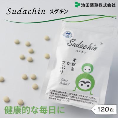 ふるさと納税 三好市 《120粒》Sudachinスダチン錠　粒タイプ　約60日分　スダチ果皮エキス粉末加工食品
