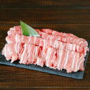 【ふるさと納税】朝日豚バラ肉(しゃぶしゃぶ用)1.2kg【配送不可地域：離島】【1404324】