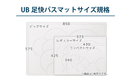 AK-63 なのらぼ　足快バスマット　加賀友禅シリーズ　コンパクト　小桜