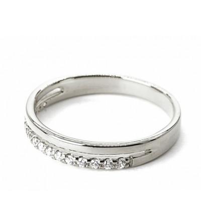 ふるさと納税 笛吹市 重ね付け風ダイヤモンドリング 0.12CT　R3971DI-P　#11 |  | 02