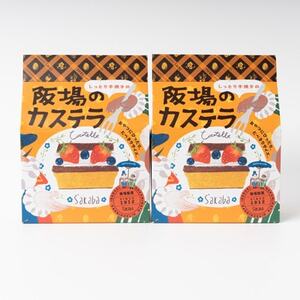 【職人が手焼き・地元で人気の阪場のカステラ】食べきりサイズ2個セット 〈夏季用〉【配送不可地域：離島】【1651085】