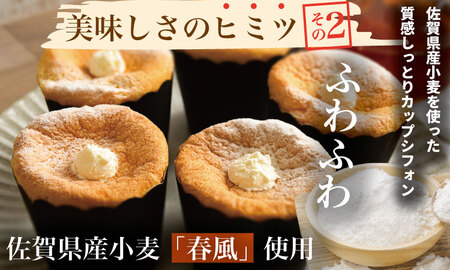 カップシフォンケーキ（60gx６）冷凍便 ユニコ シフォンケーキ シフォンケーキ シフォンケーキ【A065-016】