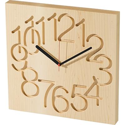 ふるさと納税 旭川市 旭川家具　cosine　MUKU時計(大)　メープル_00334