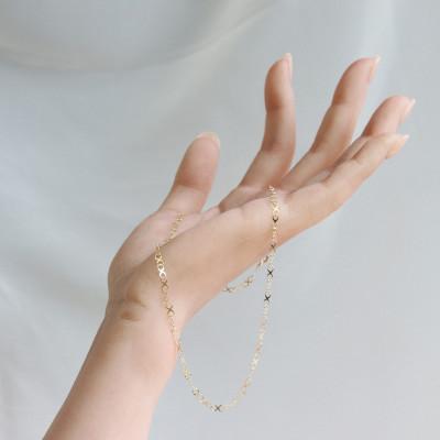 ふるさと納税 大津市 【K10イエローゴールド インフィニティチェーンネックレス】40cm 無限の愛 ゴールドアクセサリー |  | 01