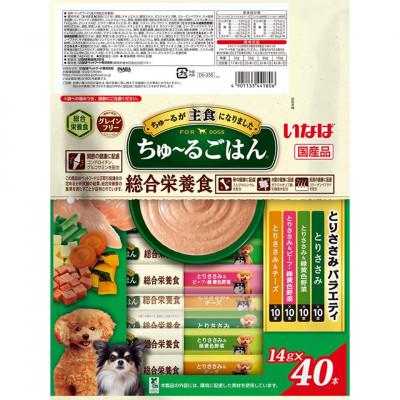 ふるさと納税 静岡市 いなば　犬・ちゅ〜るごはん　とりささみバラエティ　(14g×40本)×8袋 |  | 01
