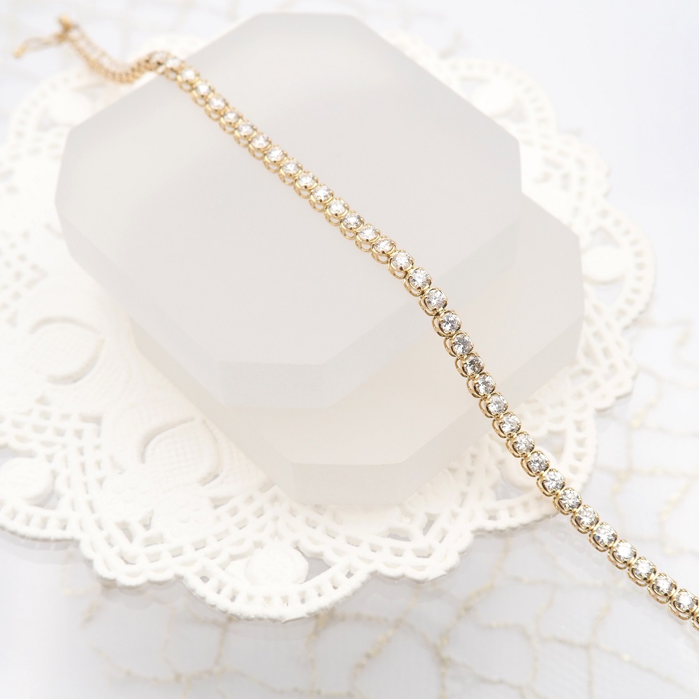 K18 3.0ctダイヤモンドブレス　HH019118