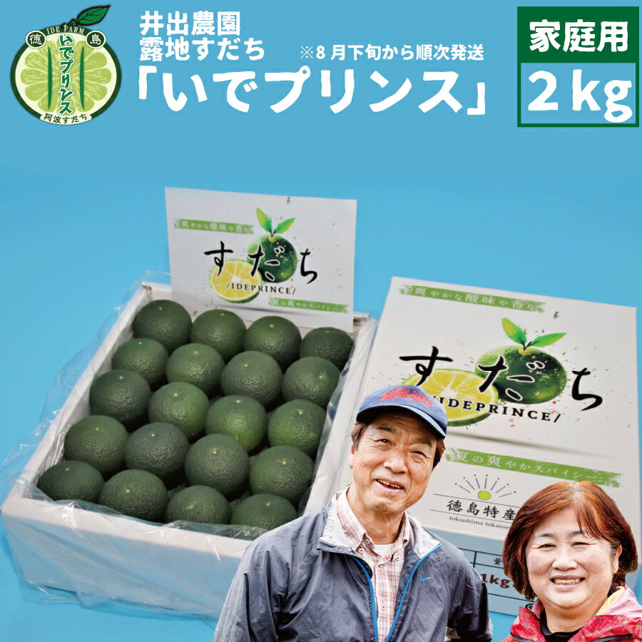 【ふるさと納税】 井出農園 露地すだち いでプリンス 家庭用 2kg