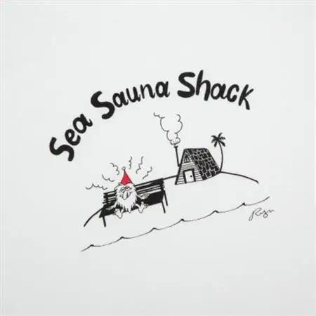 【Sea Sauna Shackオリジナル】ロゴTシャツ ホワイト Lサイズ【1668819】