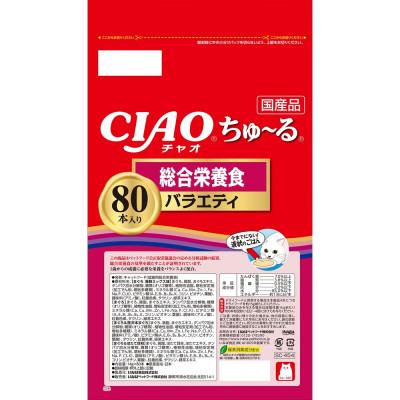 ふるさと納税 静岡市 いなば　猫・CIAOちゅ〜る　総合栄養食　バラエティ　(14g×80本)×6袋 |  | 01