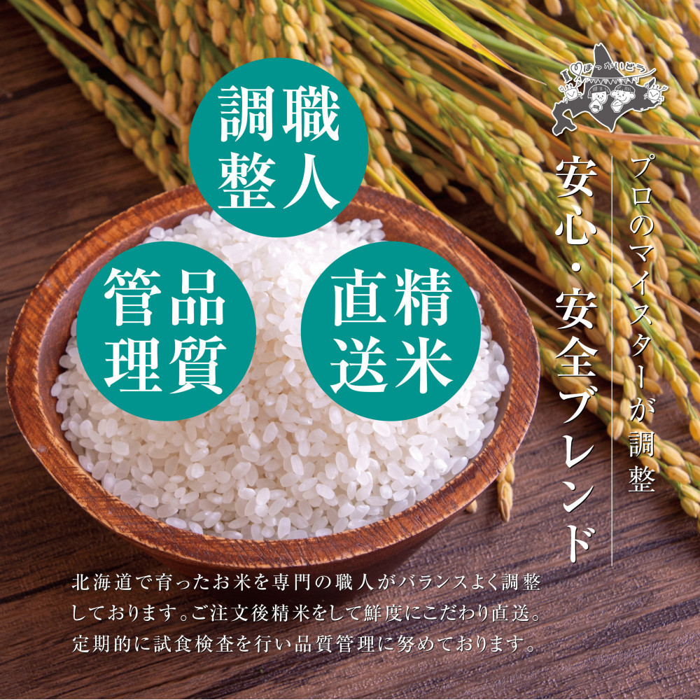 【2026年2月中旬から発送】令和7年産 北海道ブレンド米 (10kg) 【 白米 精米 ご飯 ごはん 米 10kg  お米 旭川市ふるさと納税 北海道ふるさと納税 】_03888