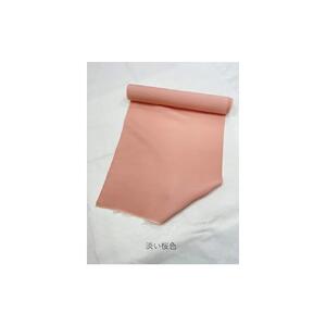 兼六園菊桜　手描加賀友禅染　反物　【淡い桜色】