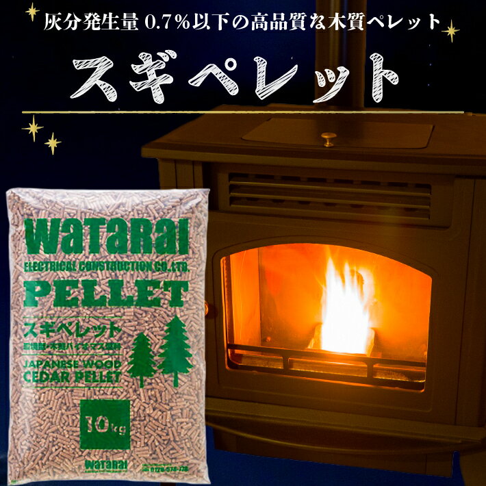 【ふるさと納税】庄内の木質ペレット 20kg（ スギ ） ストーブ 燃料 着火剤 キャンプ 焚火 猫砂 ペットのトイレ ペレット 人気 高品質 ふるさと納税 山形 庄内