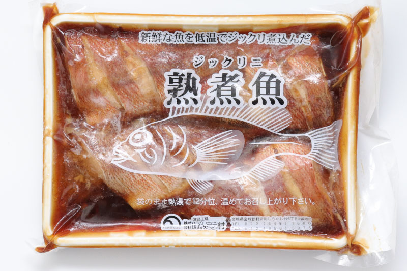 《定期便8ヶ月》赤魚煮付 業務用パック 180g×4尾 冷凍 惣菜 おかず つまみ レンチン 湯煎 簡単 煮物 煮付
