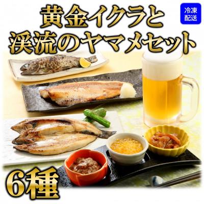 ふるさと納税 三股町 黄金イクラと渓流のヤマメ逸品セット【B-0204】