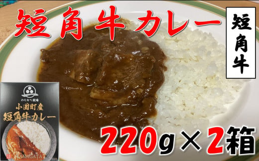 小国短角牛カレー（1人前×2箱）