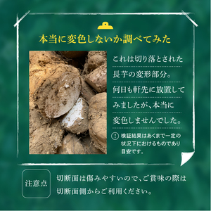 変色しない！ 土付き 長芋 4kg 【マル庄】 ／ 長いも 長イモ ながいも 山芋 やまいも ヤマイモ 芋 いも イモ 春野菜 秋野菜 生野菜 根菜 時短 時短食材 便利 手軽 国産 とろろ 山かけ 