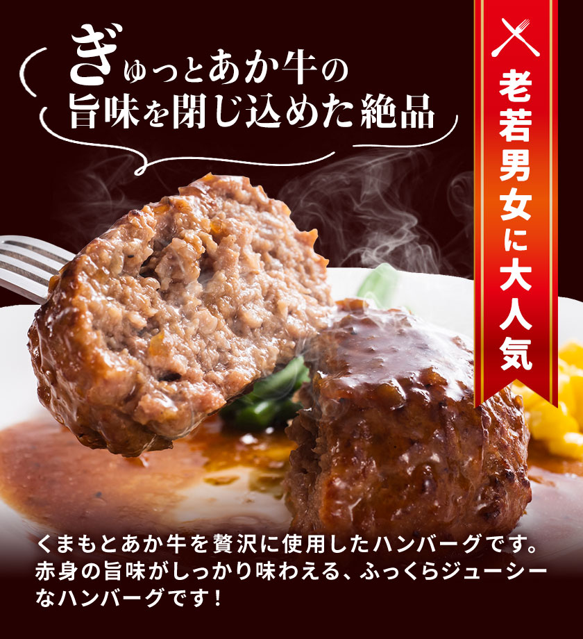 GI認証取得 くまもとあか牛100％使用 くまもとあか牛ハンバーグ 150g×20パック あか牛 ハンバーグ 牛肉 肉 国産 九州産 熊本県産 冷凍《30日以内に出荷(土日祝除く)》---034-50