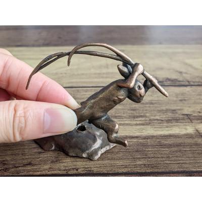 ふるさと納税 高岡市 giga project　鳥獣戯画　兎、猿、蛙、猫、狐　5体セット |  | 01