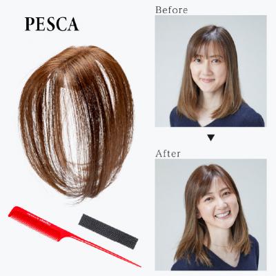ふるさと納税 渋谷区 ヘアメイト チャチャ　ロングライトブラウン[ワンポイントウィッグ] チャチャテープ1本・専用コーム付 |  | 01