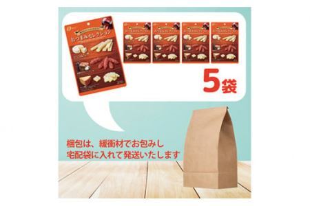 お酒のおともに！ なとり おつまみ セレクション 63g×5袋 【おつまみ オツマミ おやつ 酒の肴 ビールのつまみ 詰め合わせ 詰合せ チーズ サラミ チータラ 家飲み 宅のみ お酒 埼玉県 久喜市