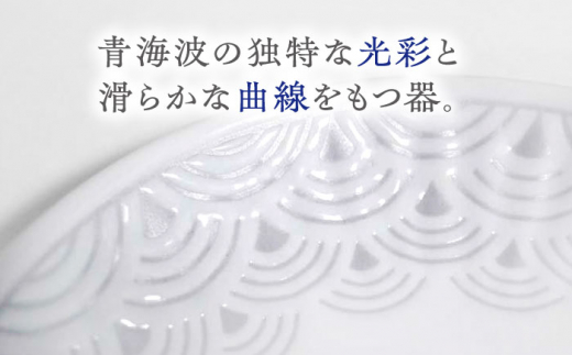 【波佐見焼】青海波グレー プレート ボール Mサイズ 各5個 計10個【聖栄陶器】 [TG33]
